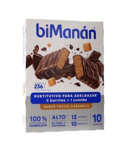 biManan Sustitutive Barritas Toffee