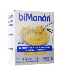 biManán Sustitutive Natillas de Vainilla