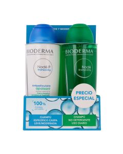 Bioderma Nodé Pack Champú Caspa Leve + Champú de uso diario