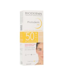 Bioderma Photoderm pieles reactivas color natural SPF 50+