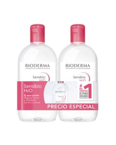 Bioderma Sensibio H2O Solución Micelar 500 ml + 500 ml