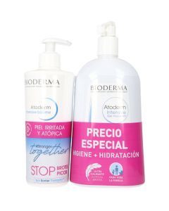 Bioderma Pack Atoderm Piel Atópica 1000 ml + 500 ml