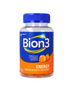 Gummies con Probióticos y Vitaminas | Bion3 Energy para Adultos