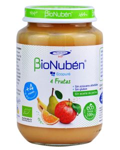 Bionubén Puré Bio 4 Frutas