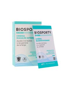 Biosporty Crema de Masaje Intenso 10 Sobres