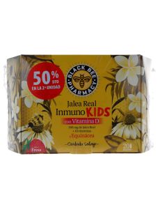 Black Bee Duplo Jalea Real Inmuno Kids Con Vitamina D