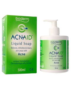 Boderm, ACNAID™ Jabón Líquido 500ml - Limpieza y Calma para la Piel Propensa al Acné
