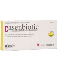 Casenbiotic Comprimidos Sabor Limón 30 Comprimidos