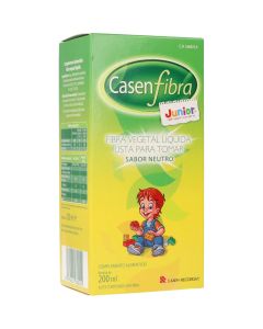 CasenFibra Junior Fibra Vegetal Líquida Sabor Neutro 200ml