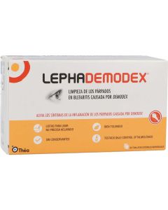 Lephademodex Toallitas Estériles Limpieza de Párpados y Blefaritis