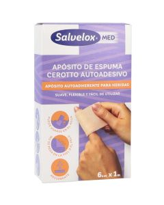 SalveloxMed Apósito de Espuma 6 cm x 1 m