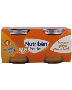 Nutribén Potito Manzana Golden y Pera Williams