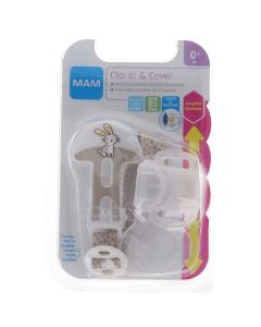 MAM Broche Sujeta Chupetes Gris