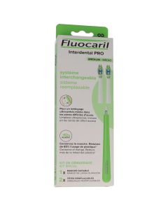 Cepillo Dental Sistema Reemplazable Fluocaril Gingi Pro Kit Inicial Medio