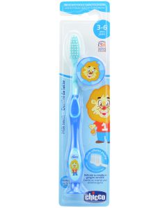Cepillo para dientes de leche 3-6 años. Color Azul