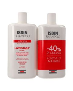 Champú Anticaída  ISDIN Lambdapil formato ahorro 2x400