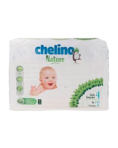 Chelino Nature Pañales Talla 4 (9 - 15 kg)  34 uds