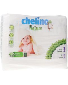 Chelino Nature Pañales Talla 3 (4 - 10 kg)  36 uds