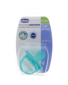 Chupete Chicco Physio Soft Silicona Azul 6-16 meses