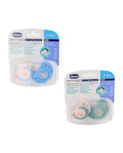 Chicco Chupetes PhysioForma Air Azul/Verde 2-6 Meses