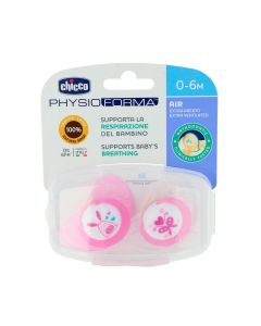 Chupetes PhysioForma Air 0-6 Meses Rosa de Chicco
