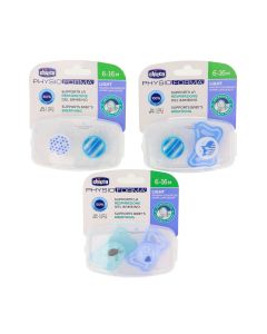 Chicco Chupetes PhysioForma Light Azul 6-16 Meses
