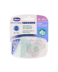 Chicco Chupetes PhysioForma Light Night 16-36 Meses