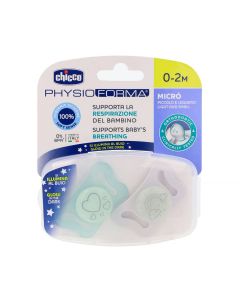 Chicco Chupetes PhysioForma Micró Night 0-2 Meses