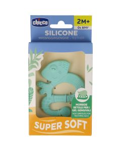 Chicco mordedor super suave de silicona +2 meses modelo Iguana