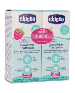 Chicco duplo pasta dental fresa