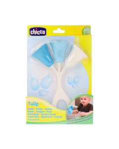 Chicco Sonajero Tulipán Azul +3 Meses