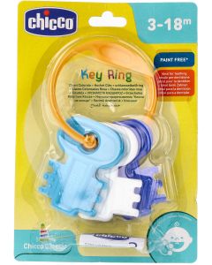 Chicco Llaves Coloreadas Azul 3-18 Meses