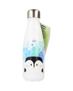 Chicco Botella de Acero Inoxidable Pingüino 350 ml