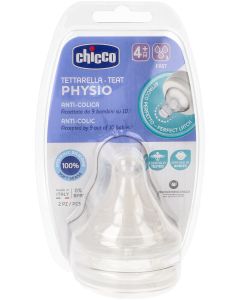 Chicco Physio Tetina Flujo Rápido +4M 2 uds