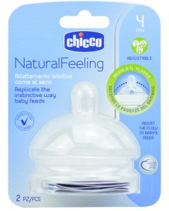 Tetina de Silicona Chicco NaturalFeeling 4 meses