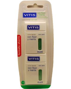 Cinta Dental Vitis con Flúor y Menta Duplo