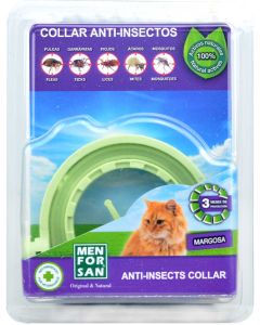 Collar Natural Repelente de Insectos Gatos