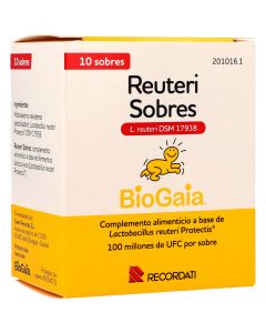 Complemento alimenticio Reuteri Sobre BiogaGaia