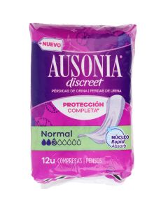 Ausonia Discreet Compresas pérdidas de orina Normal