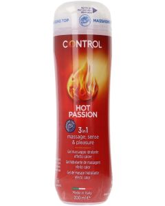 Control Hot Passion Gel de Masaje Efecto Calor 200 ml