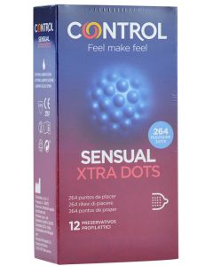 Control Preservativos Sensual Xtra Dots 12 uds