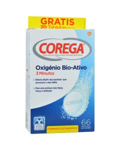 Corega 66 Tabletas Limpiadoras