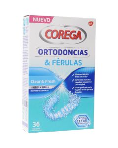 Corega Ortodoncias y Férulas 36 Tabletas