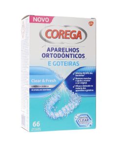 Corega Ortodoncias y Férulas 66 Tabletas