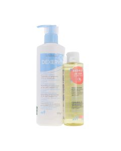 Dexeryl Pack Crema Emoliente 500 ml + Aceite Limpiador 200 ml