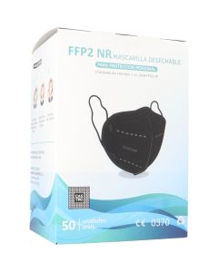 Mascarilla FFP2 Negra 50 Unidades Caja