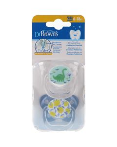 Dr. Brown's Chupetes 6-18 meses 2 uds Azul