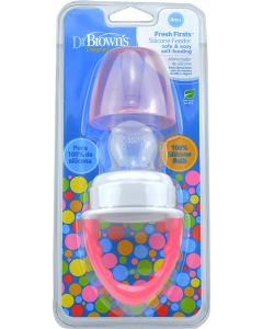 Dr. Brown's Alimentador Antiahogo Rosa