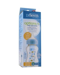 Dr-Brown-Biberon-Ancho-Anticolico-Azul-270ml