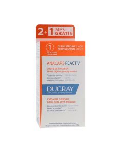 Ducray Anacaps Reactiv Cápsulas 2 +1 de Regalo